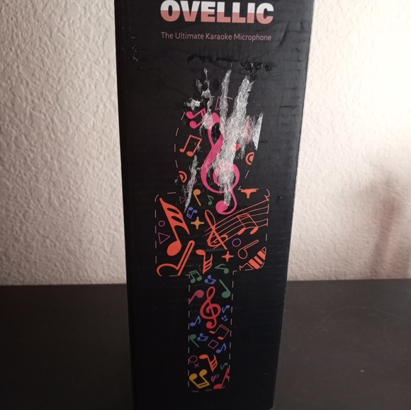 NEW IN BOX Ovellic Karaoke Rose Gold Wireless Microphone. - Picture 1 of 6